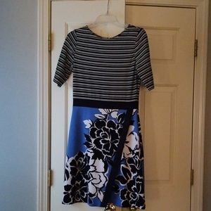 Black and Blue Dress